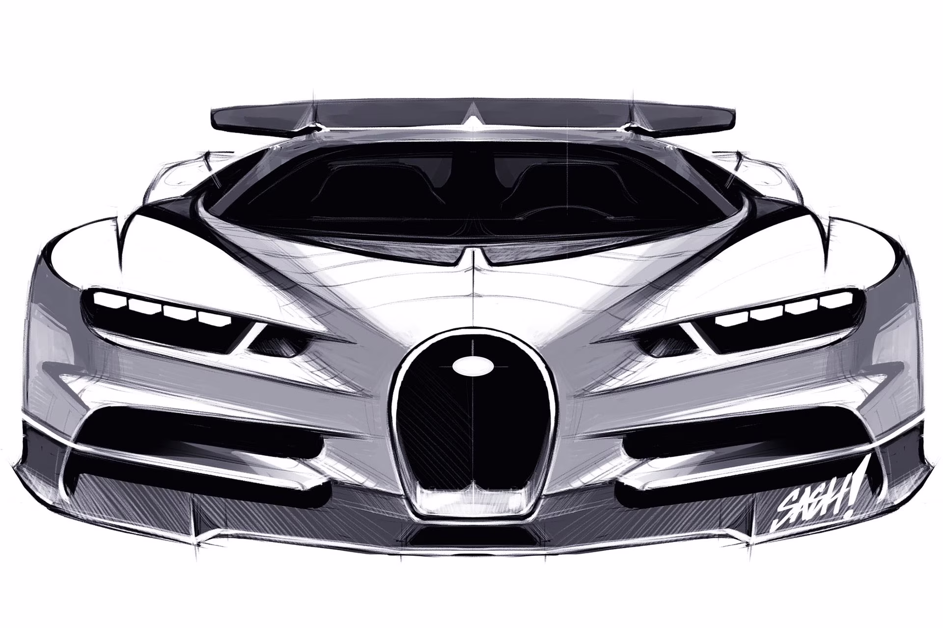 Bugatti Chiron – pohled 2
