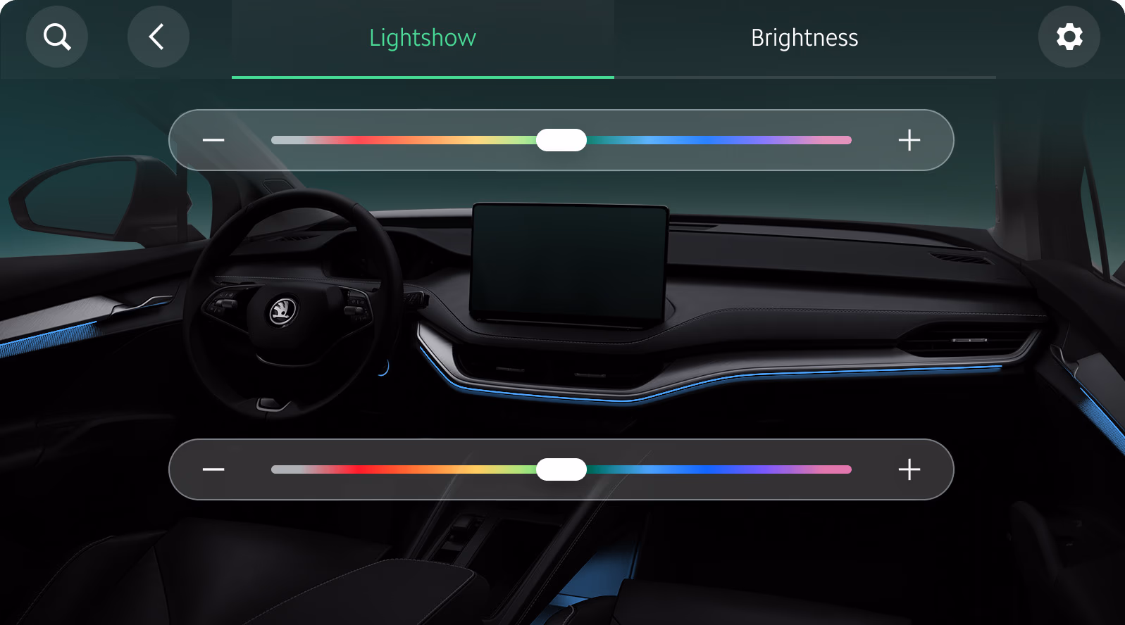 Dashboard HMI settings