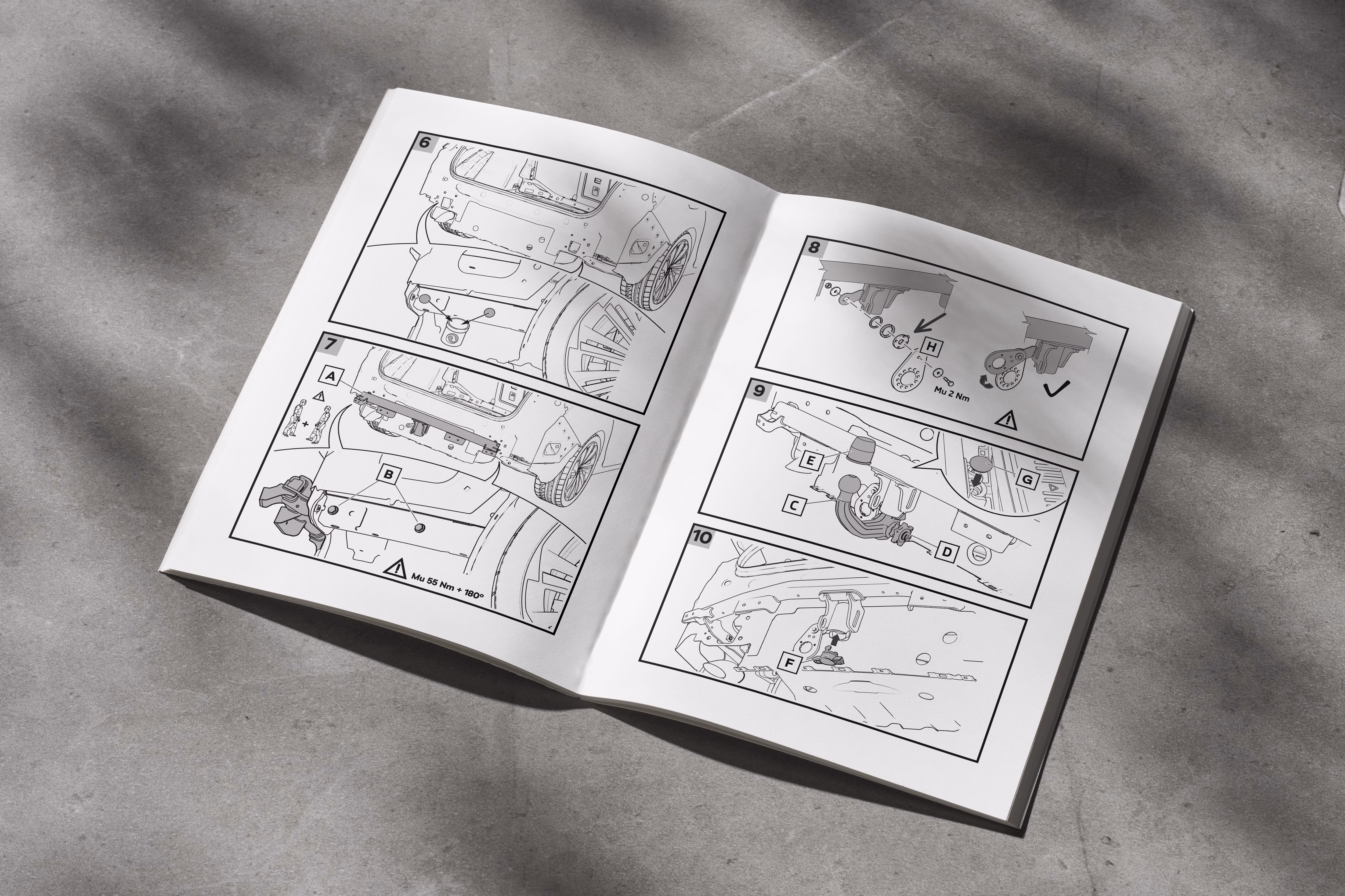 Assembly instructions superb - inside